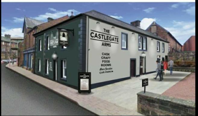 The Castlegate Arms Hotell Penrith Exteriör bild